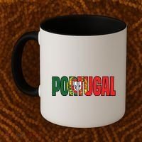 Cool Portugal Mashup Word Flag Coffee Mug thumb 2