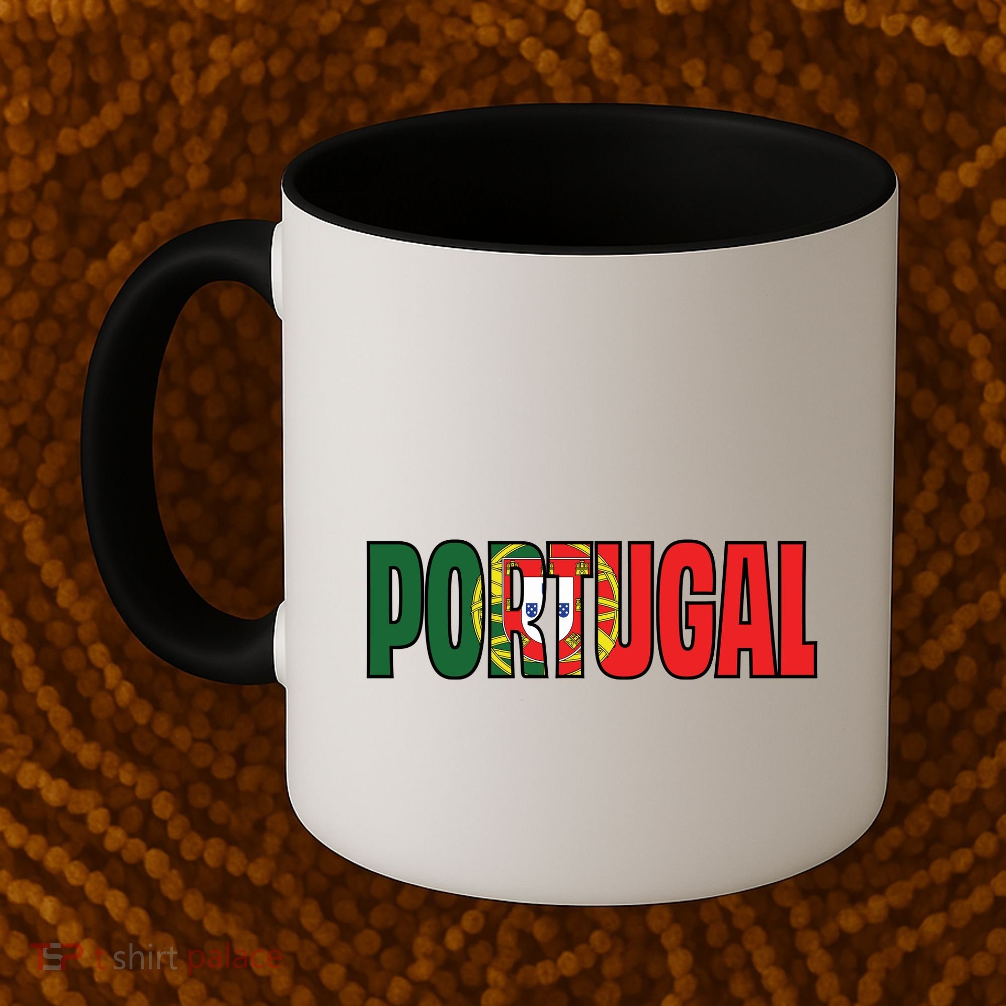 Cool Portugal Mashup Word Flag Coffee Mug