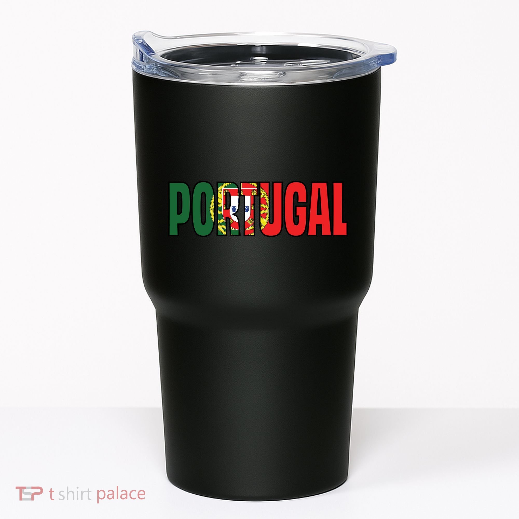 Cool Portugal Mashup Word Flag Tumbler