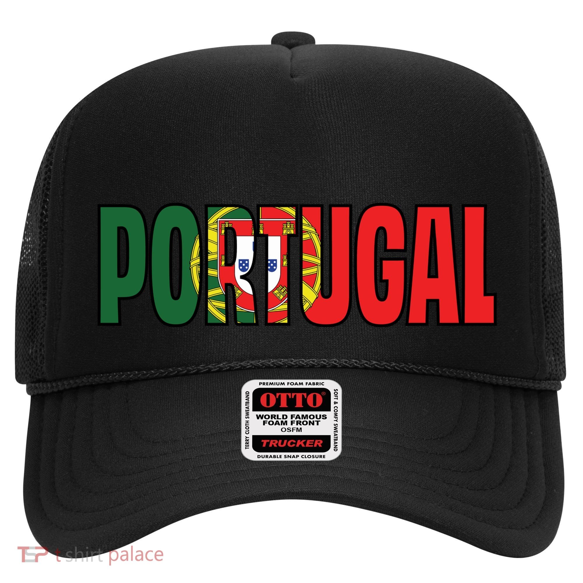 Cool Portugal Mashup Word Flag Hat