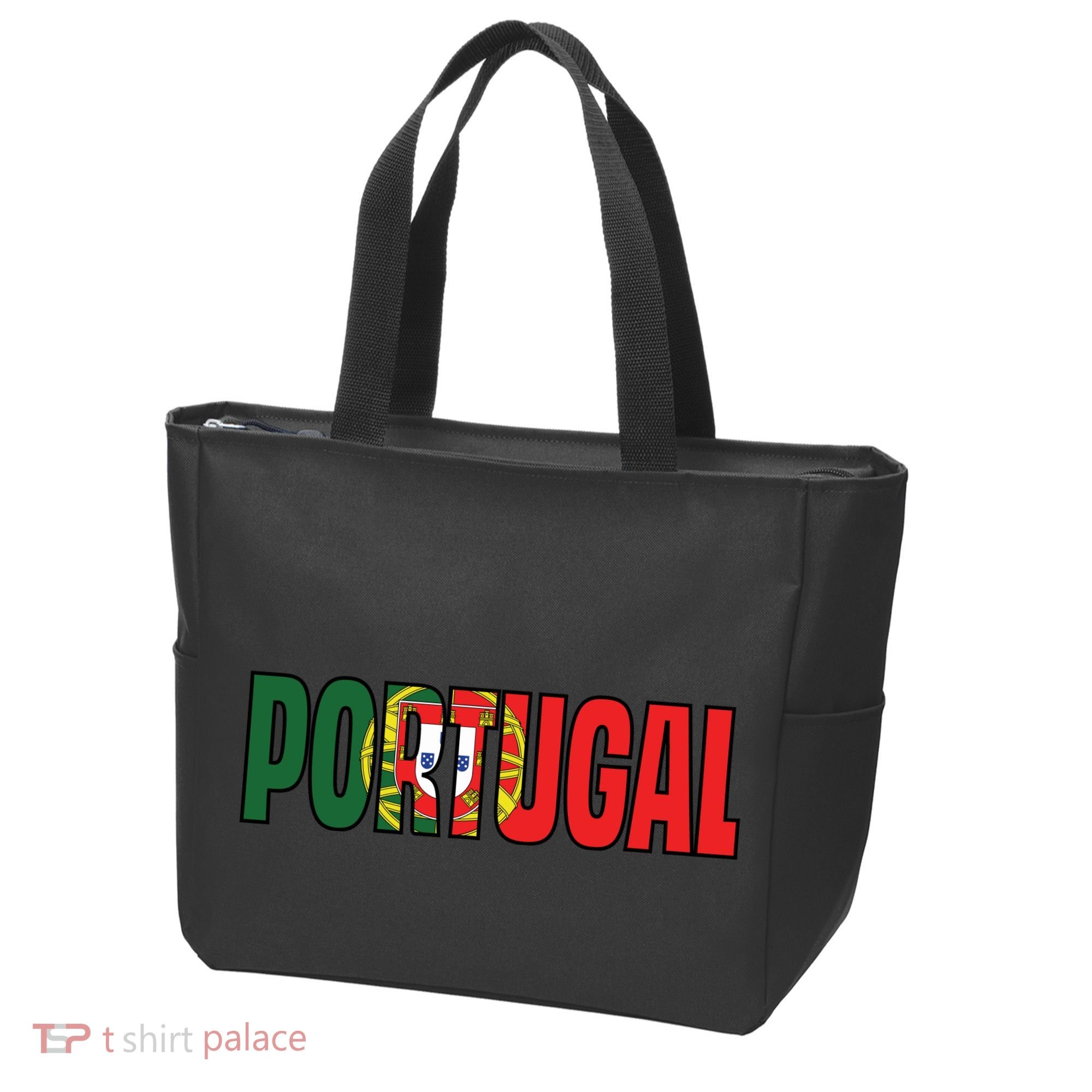 Cool Portugal Mashup Word Flag Tote Bag
