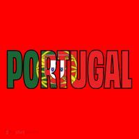 Cool Portugal Mashup Word Flag Santa Hat thumb 1