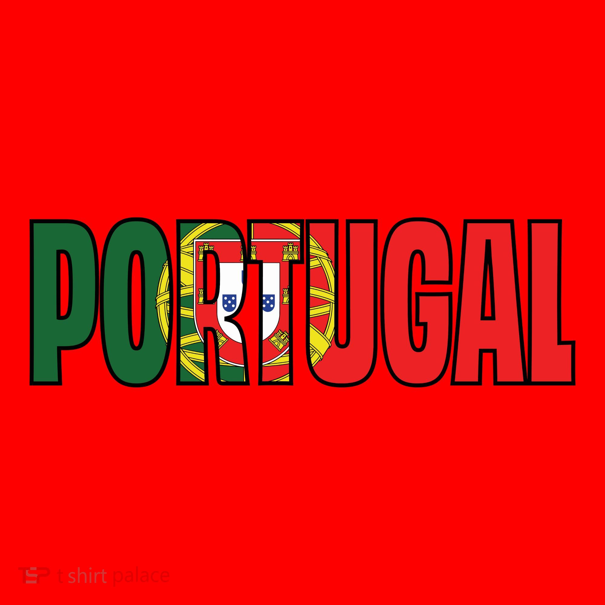 Cool Portugal Mashup Word Flag Santa Hat
