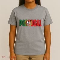 Cool Portugal Mashup Word Flag T-Shirt thumb 4