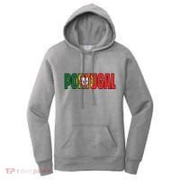 Cool Portugal Mashup Word Flag Women's Hoodie thumb 0