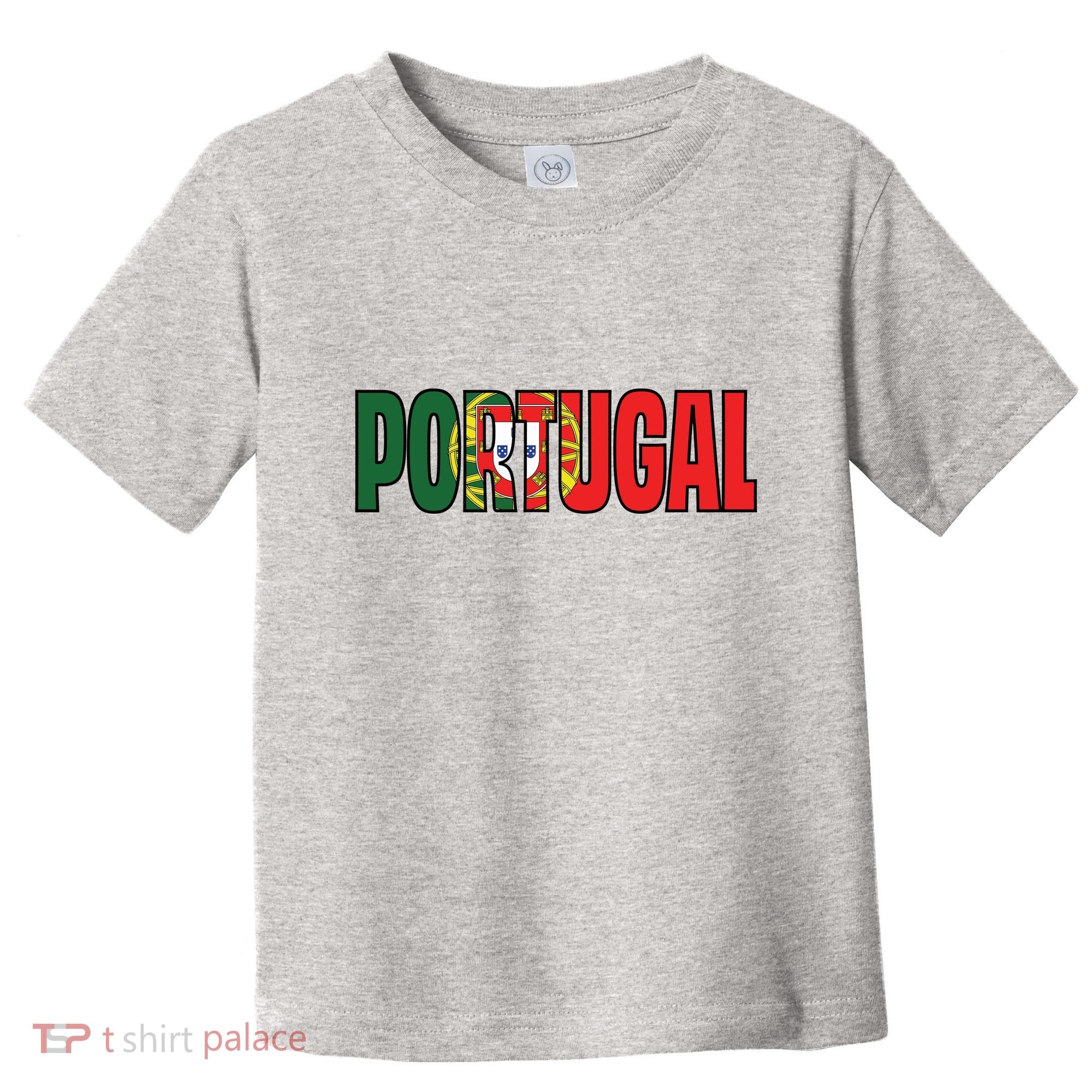 Cool Portugal Mashup Word Flag Toddler T-Shirt
