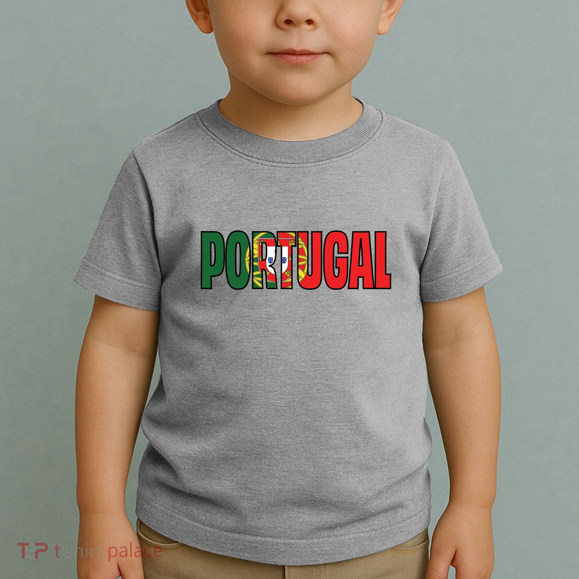 Cool Portugal Mashup Word Flag Toddler T-Shirt