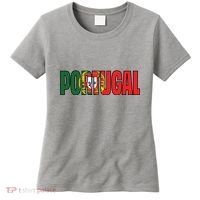 Cool Portugal Mashup Word Flag Women's T-Shirt thumb 0