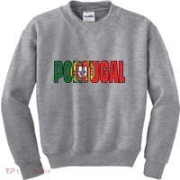 Cool Portugal Mashup Word Flag Kids Sweatshirt thumb 0