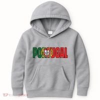 Cool Portugal Mashup Word Flag Kids Hoodie thumb 0