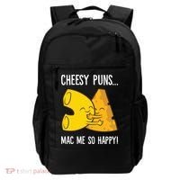 Cheesy Puns Mac Me So Happy Funny Mac And Cheese Gift Backpack thumb 0