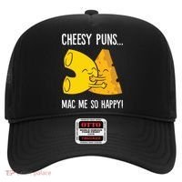 Cheesy Puns Mac Me So Happy Funny Mac And Cheese Gift Hat thumb 0