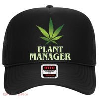 Cannabis Plant Manager Funny Marijuana Gift Hat thumb 0
