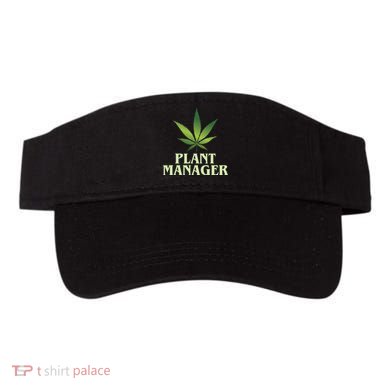Cannabis Plant Manager Funny Marijuana Gift Visor