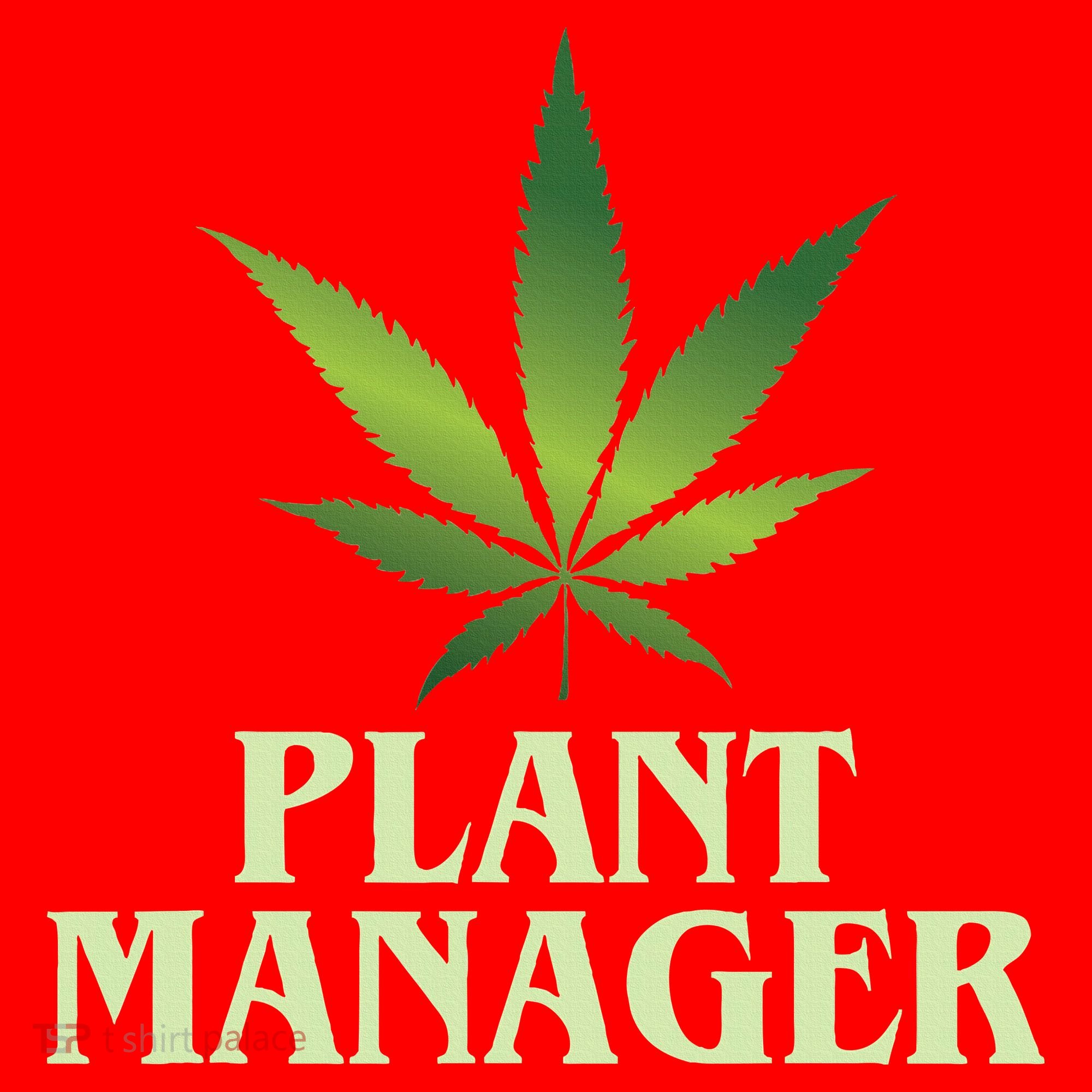 Cannabis Plant Manager Funny Marijuana Gift Santa Hat
