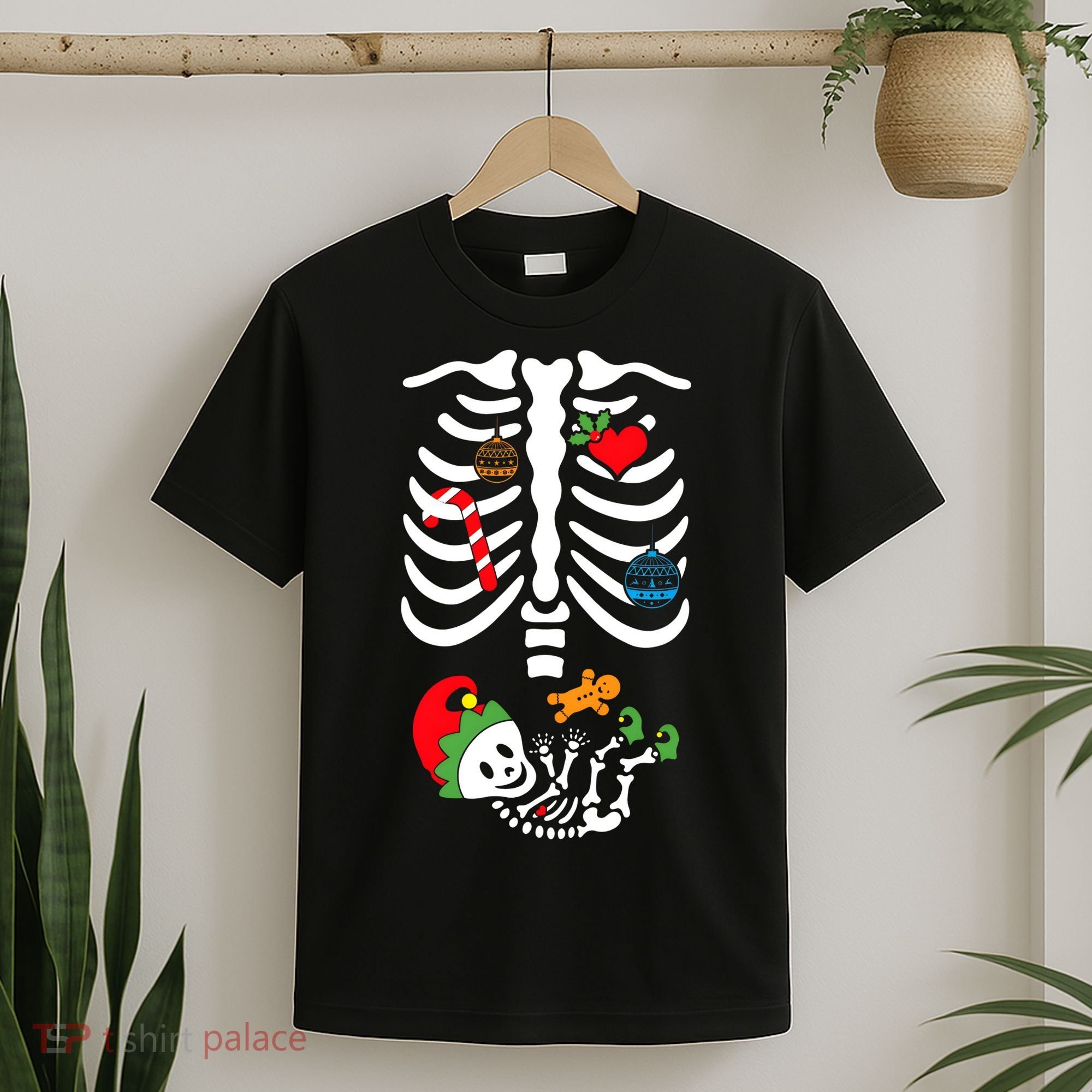 Christmas Pregnancy Maternity Xmas Holiday Season Family T-Shirt
