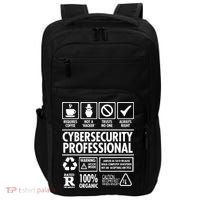 Cybersecurity Professional Not A Hacker Impact Tech Backpack thumb 0