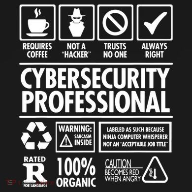 Cybersecurity Professional Not A Hacker Impact Tech Backpack