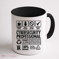 Cybersecurity Professional Not A Hacker Coffee Mug thumb 1