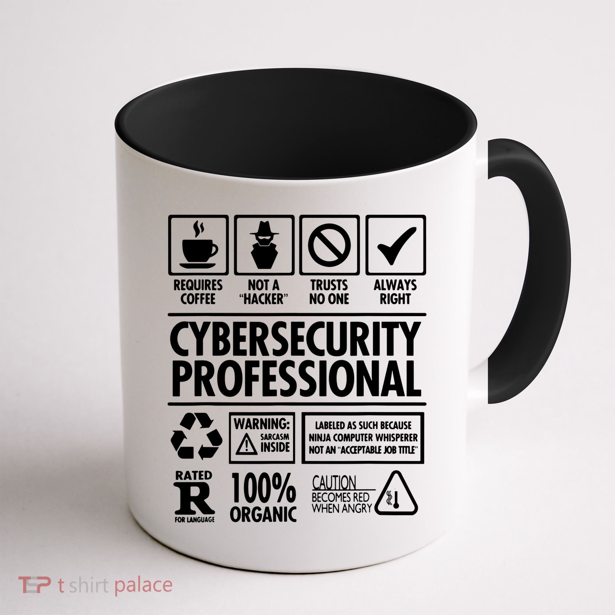 Cybersecurity Professional Not A Hacker Coffee Mug