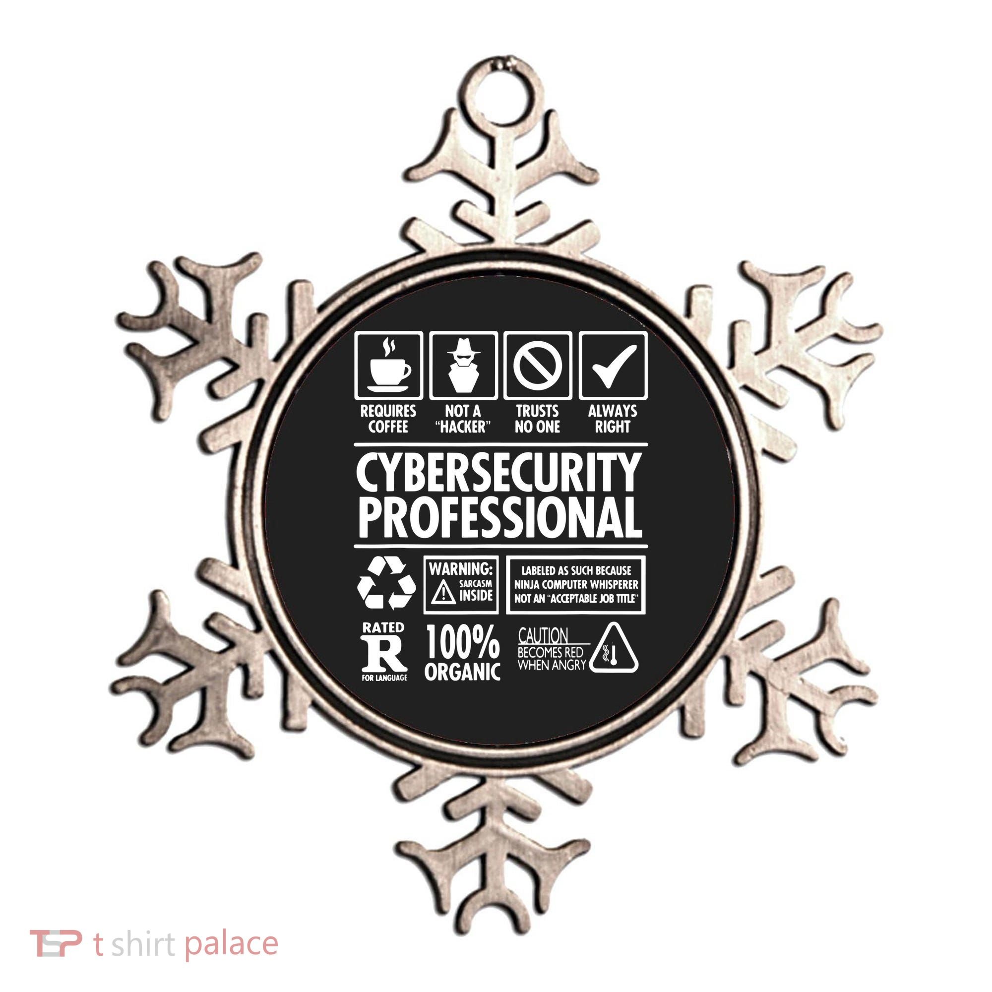 Cybersecurity Professional Not A Hacker Ornament
