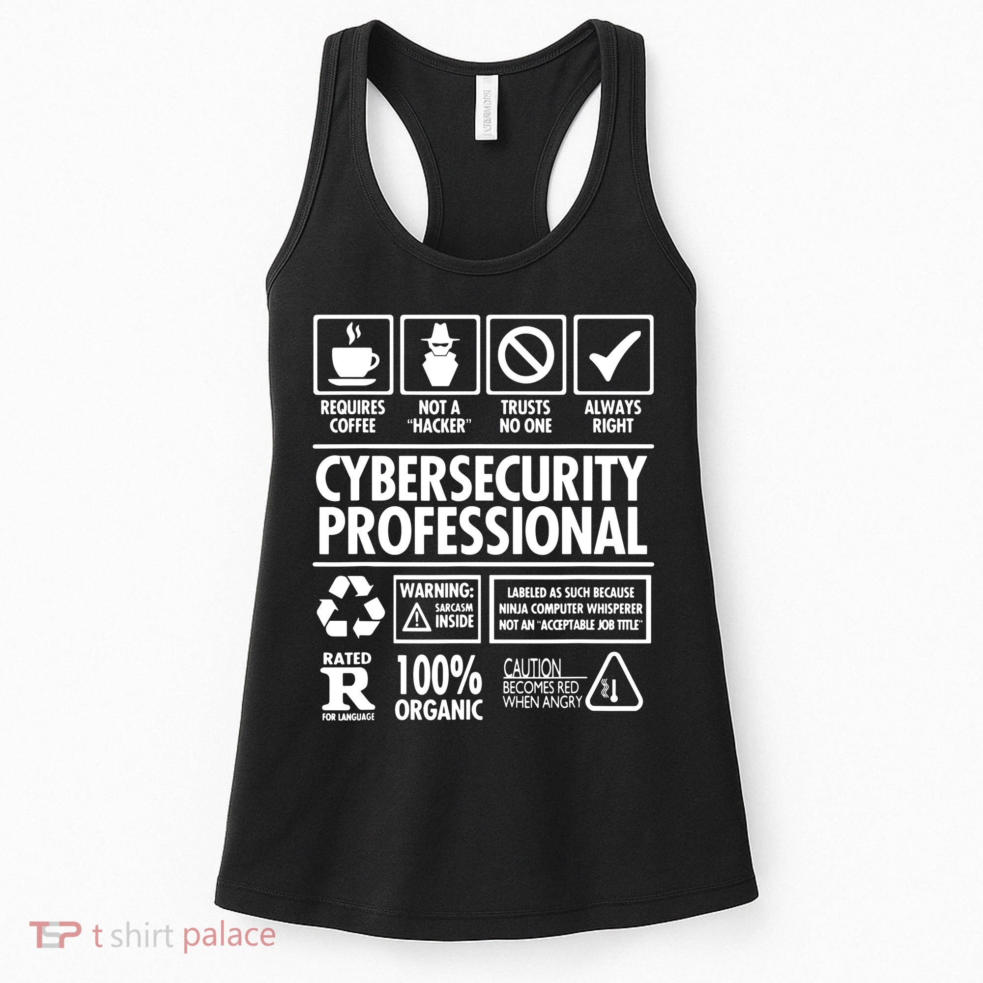 Cybersecurity Professional Not A Hacker Women's Tank Top