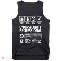 Cybersecurity Professional Not A Hacker Tank Top thumb 0