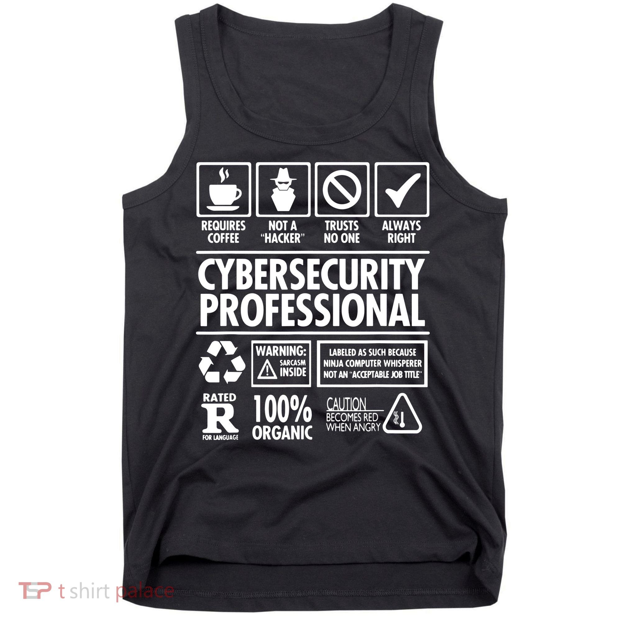 Cybersecurity Professional Not A Hacker Tank Top