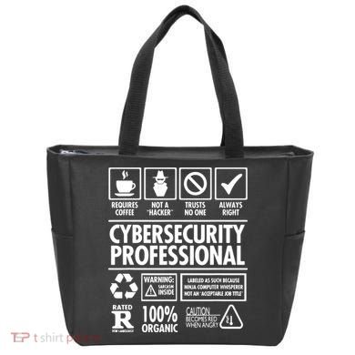 Cybersecurity Professional Not A Hacker Tote Bag