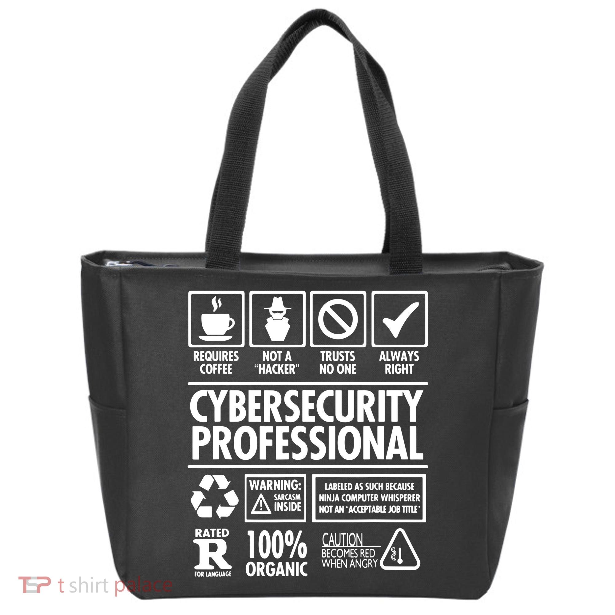Cybersecurity Professional Not A Hacker Tote Bag