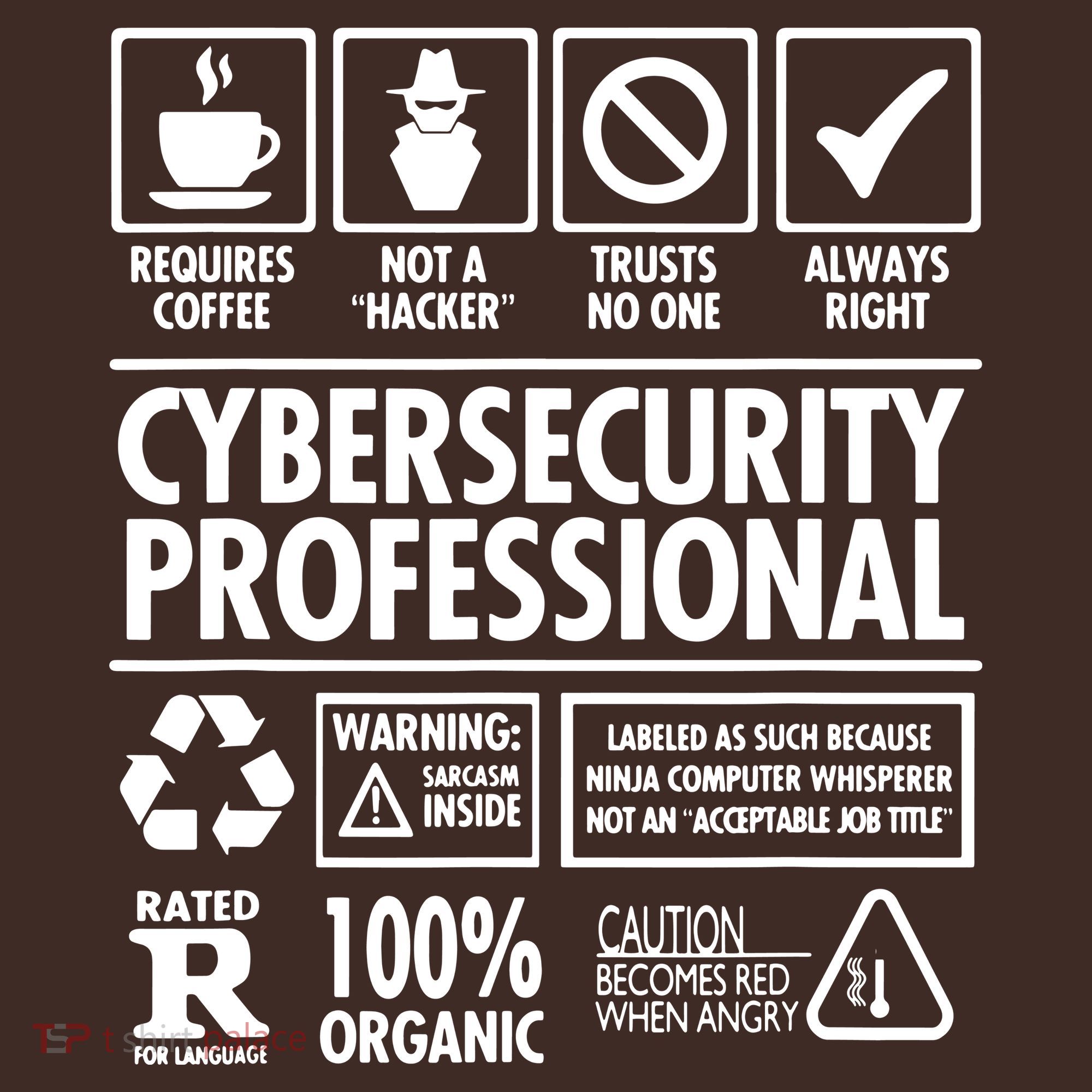 Cybersecurity Professional Not A Hacker Apron