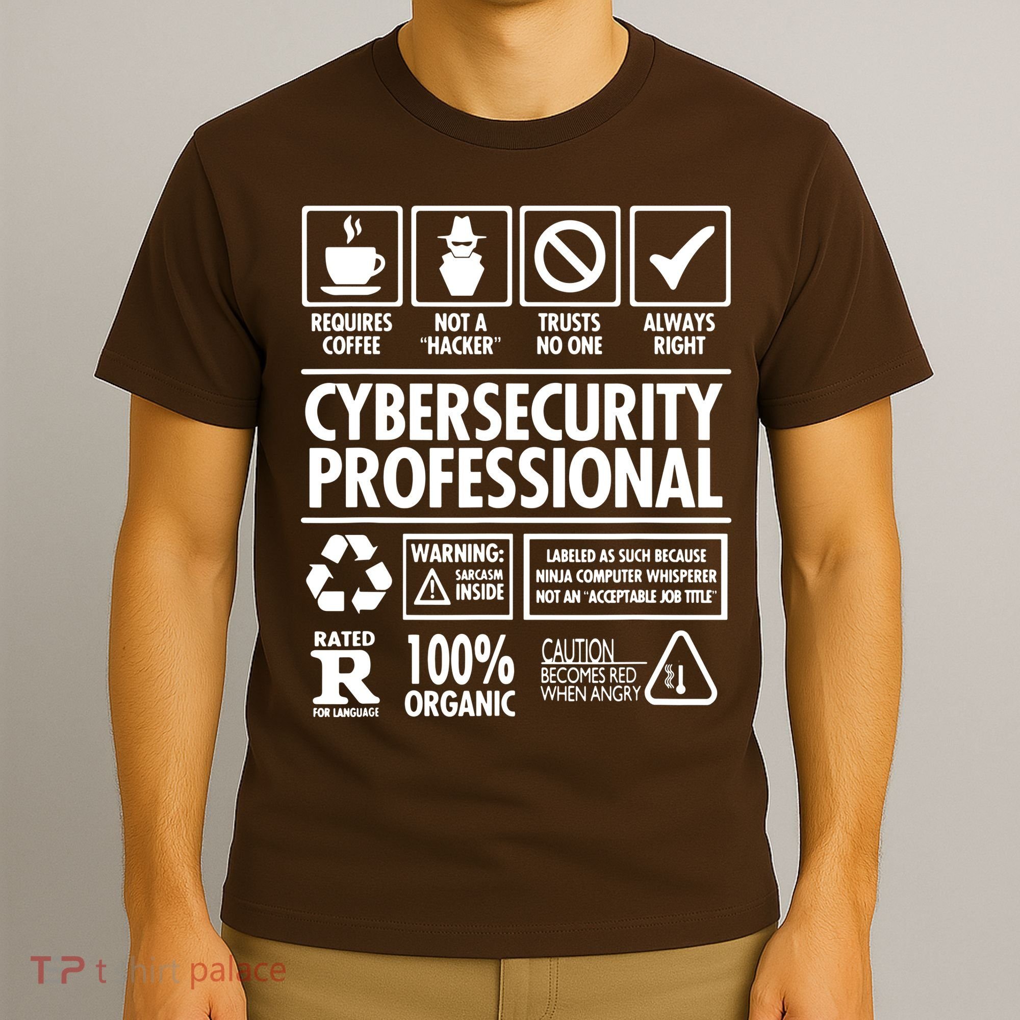 Cybersecurity Professional Not A Hacker T-Shirt