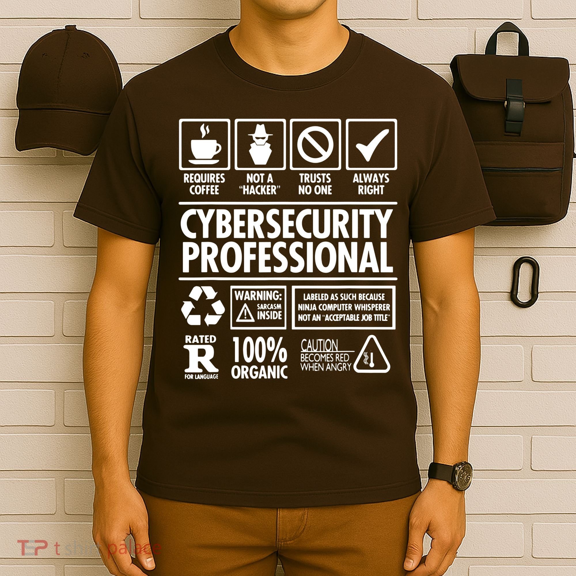 Cybersecurity Professional Not A Hacker T-Shirt
