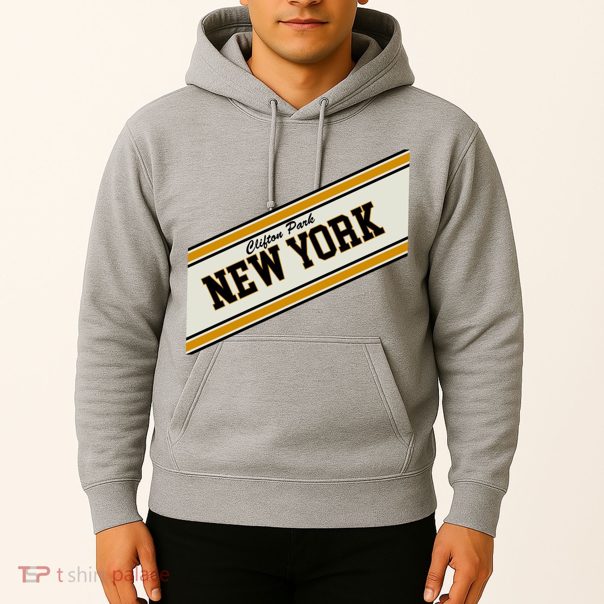 Clifton Park New York Varsity Logo Hoodie