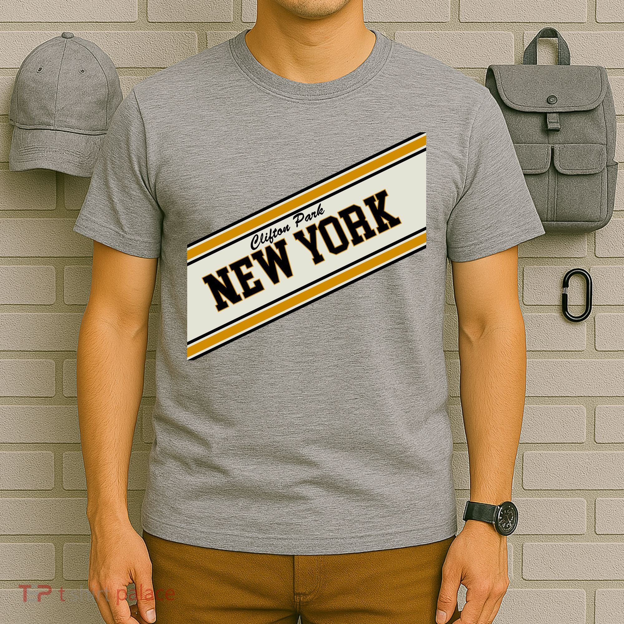 Clifton Park New York Varsity Logo T-Shirt