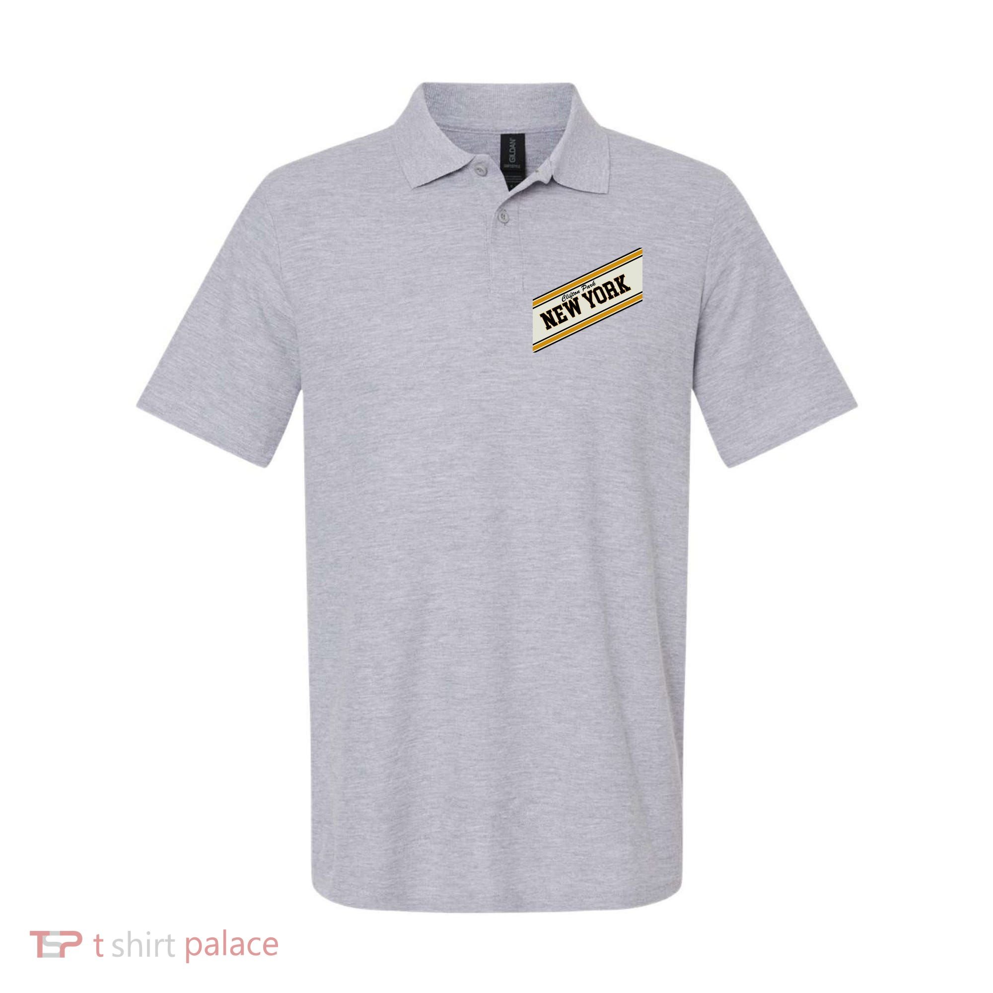 Clifton Park New York Varsity Logo Polo