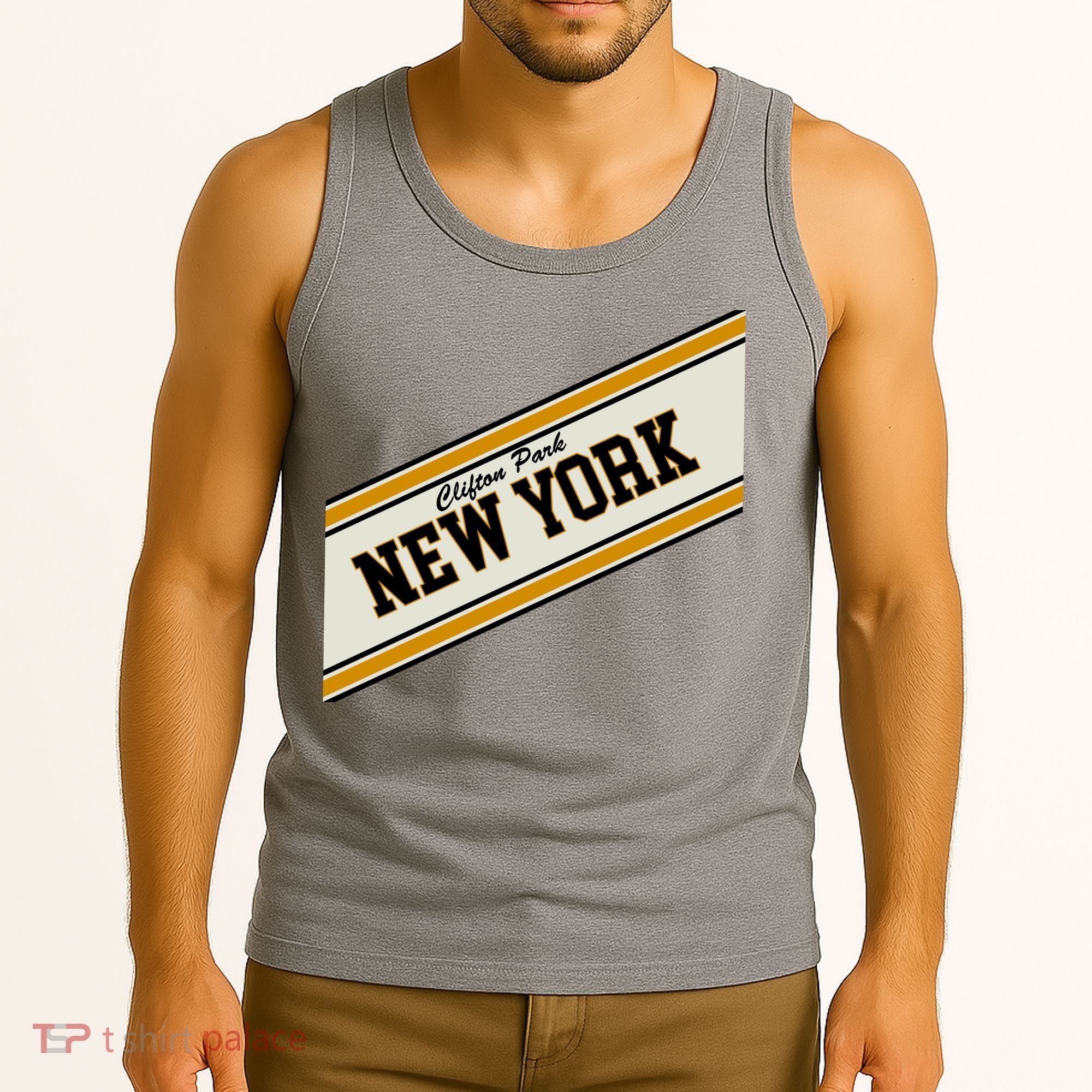 Clifton Park New York Varsity Logo Tank Top