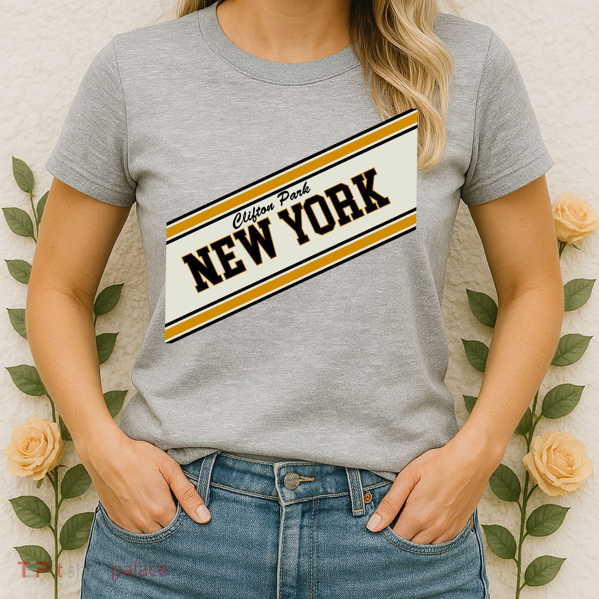 Clifton Park New York Varsity Logo Women's T-Shirt