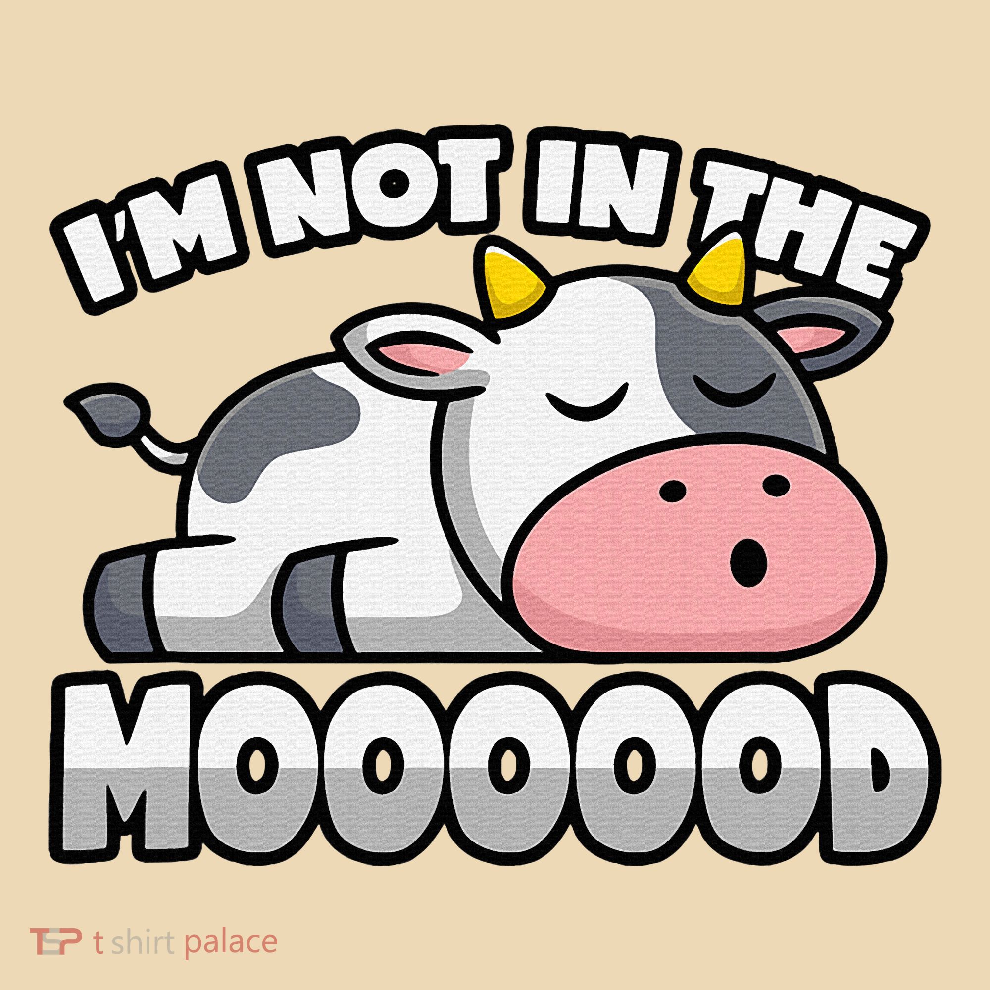 Cow Pun Not In The Mood Calf & Cattle Tote Bag