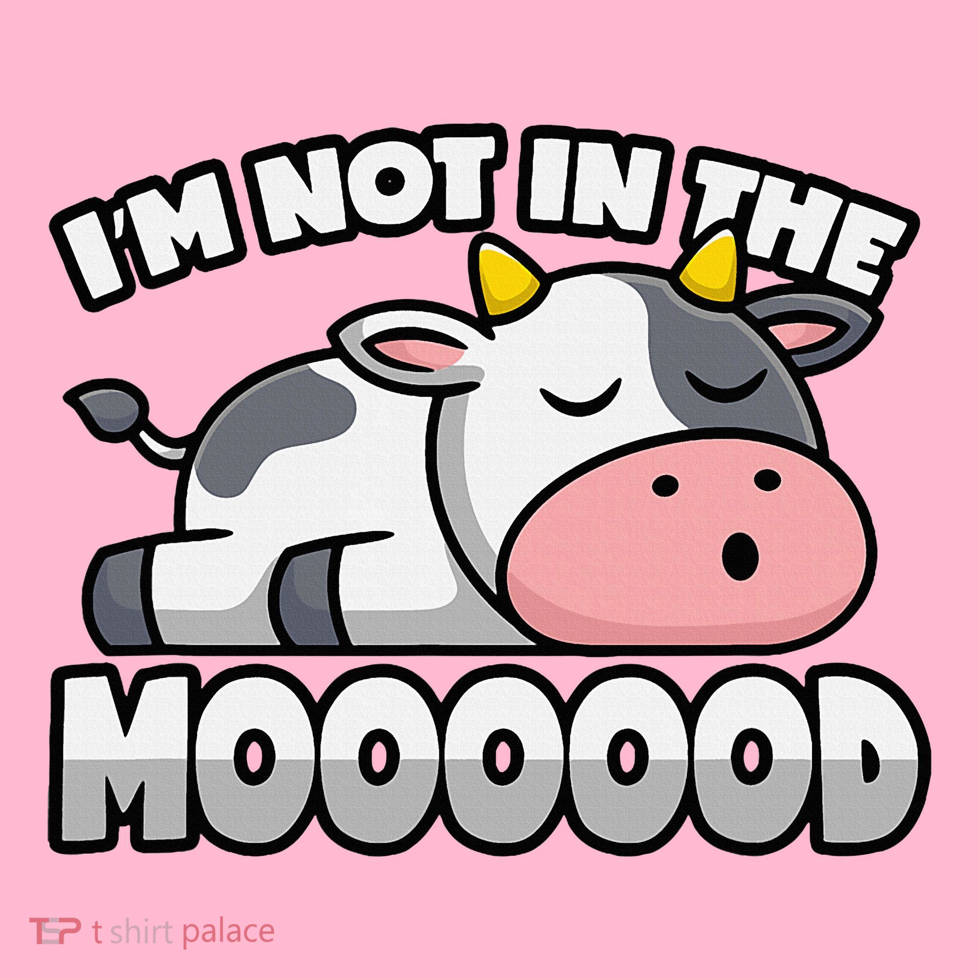 Cow Pun Not In The Mood Calf & Cattle Coaster