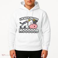 Cow Pun Not In The Mood Calf & Cattle Hoodie thumb 2