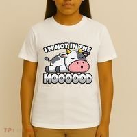 Cow Pun Not In The Mood Calf & Cattle T-Shirt thumb 4