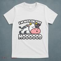 Cow Pun Not In The Mood Calf & Cattle T-Shirt thumb 5