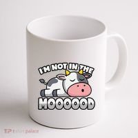 Cow Pun Not In The Mood Calf & Cattle Coffee Mug thumb 1