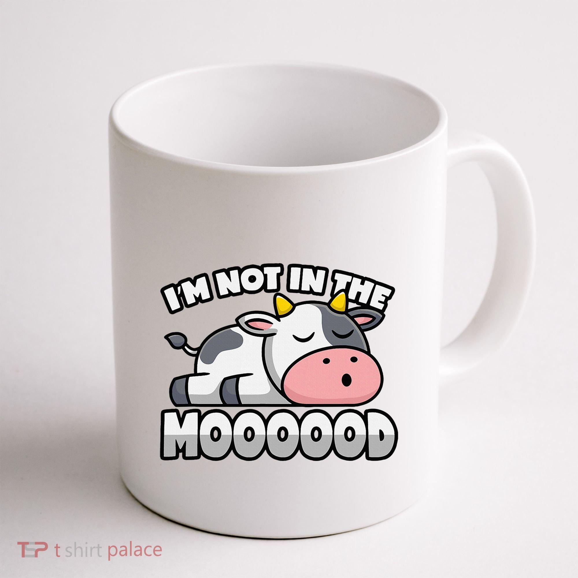 Cow Pun Not In The Mood Calf & Cattle Coffee Mug