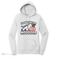 Cow Pun Not In The Mood Calf & Cattle Women's Hoodie thumb 0