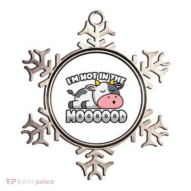 Cow Pun Not In The Mood Calf & Cattle Ornament