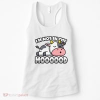 Cow Pun Not In The Mood Calf & Cattle Women's Tank Top thumb 0