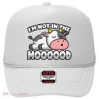 Cow Pun Not In The Mood Calf & Cattle Hat thumb 0