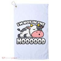 Cow Pun Not In The Mood Calf & Cattle Golf Towel thumb 0